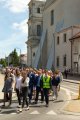 Przemarsz uczestników Jubileuszu Szkoły